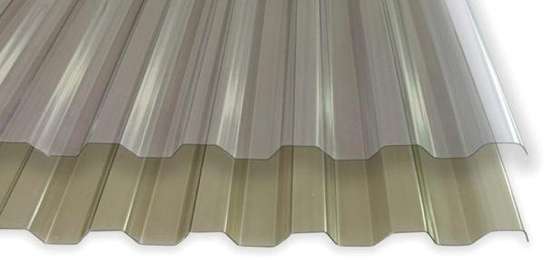 PCW płyta trapezowa w kolorze dymionego brązu wym. 1,09x2,50 mm