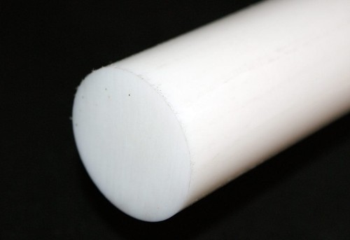 PTFE - policzterofluoroetylen pręt, rozmiar 10x1000 mm